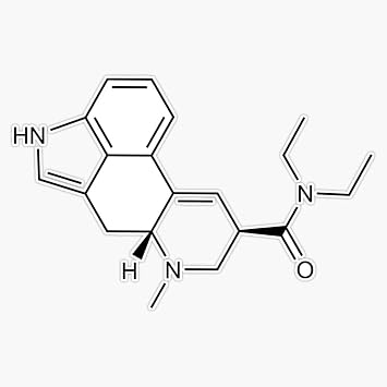 Lsd Lysergic Acid Diethylamide Structural Formula Sticker Bumper Sticker Vinyl Decal 5"