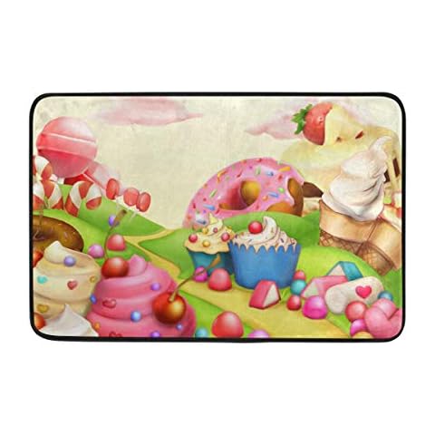 MyDaily Sweet Candy - Felpudo Decorativo de Espuma Liviana Cover