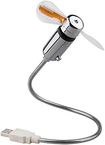 TRIXES LED Programmable Flexible Fan - USB Connection for Laptop or Desktop Computers