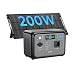 OUKITEL P800 Tragbare Energiestation, 800 W, mit 200 W Solarpanel, Solargenerator mit Lifepo4-Akku, 512 Wh, Generator mit USB-A- und C-Ausgängen, maximale Leistung 1600 W, ideal für Camping
