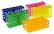 Heathrow Scientific HD29022G Reaktionsgefäßständer, 4 Wege, Polypropylene, 174 mm Länge x 95 mm Breite x 52 mm Höhe, Assortiert (5-er Pack)