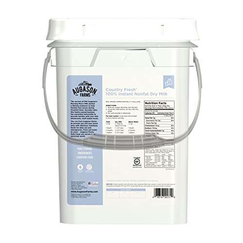 Augason Farms Country Fresh100% Real Nonfat Milk, 5-00171 #TOP1