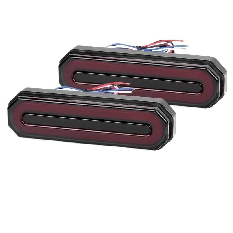 Feu stop arrière clignotant LED universel moto éclairage signalisation 12V