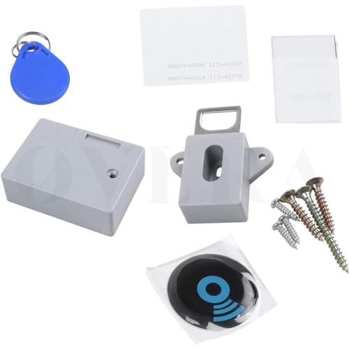 Image of Overa Smart Electronic Lock Biometric Fingerprint Door Lock Virtual Password Wechat Fingerprint Card Lock for Home Security DIY Smart Sensor Hidden Safety Digital Cabinet Lock /Electronic Drawer Locks