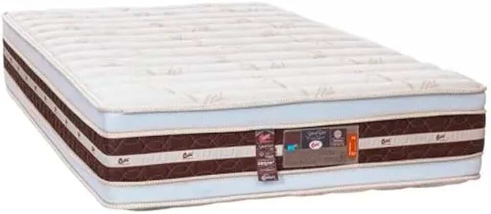 Colchão Solteiro Silver Star Pocket Híbrido Air Double Face 88cmx188cm Castor