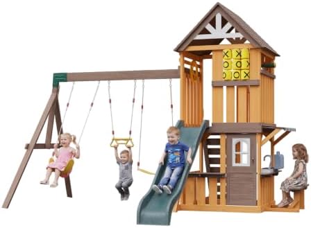 Wooden Swing Sets for Backyard – Outdoor Playset