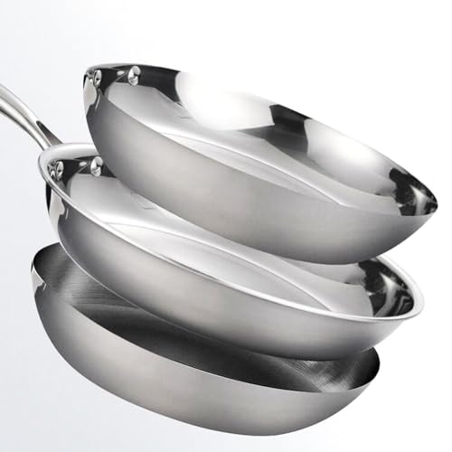 Wok Acero Inoxidable Fondo Redondo 28 cm miniatura 3