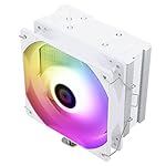 Thermalright Assassin King 120 SE White ARGB CPU Air Cooler, 5 Heatpipes Heatsink Cooling, TL-C12CW-S PWM Quiet Fan CPU Cooler with 1550RPM, for AM4/AM5/Intel LGA1700/1851/1150/1151/1200,White