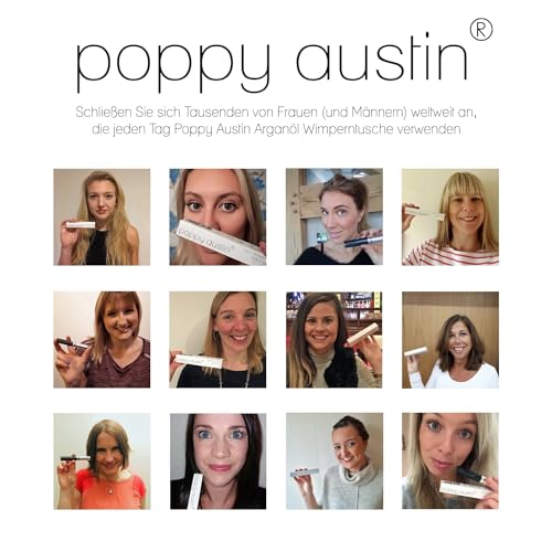 Veganer Mascara für empfindliche Augen von Poppy Austin
