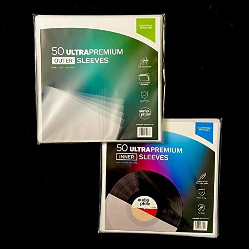 Vinyl Record Inner Sleeves - Audiophile Approved - Ultra Premium Rice Paper Inner Sleeves - 50 Pack for 12” Records, with Anti-Static Plastic - Super Soft Archival Quality - Thumbnail 5