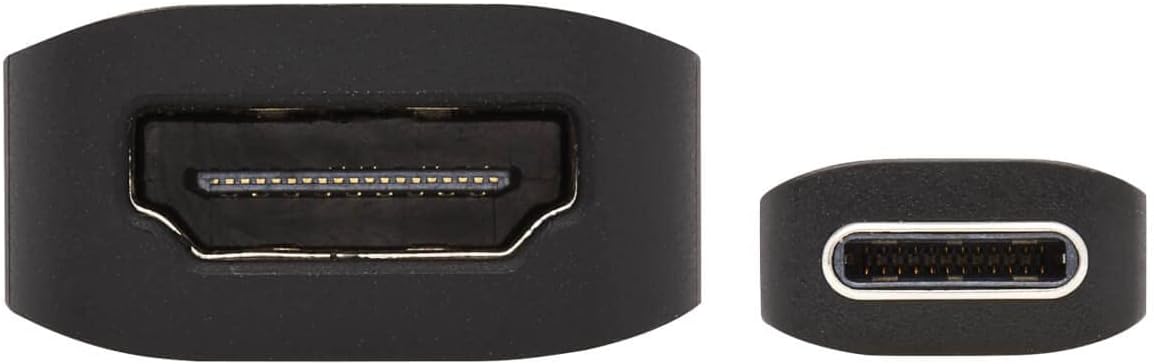 Tripp Lite USB C to HDMI Adapter Cable 4K 60Hz M/F Thunderbolt 3 DP 1.4 6in (U444-06N-HDR4-B)