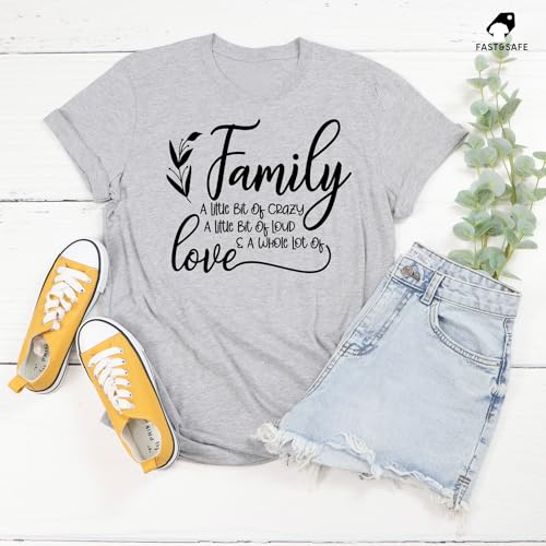 Family A Little Bit Of Crazy A Little Bit Of Loud Shirt, Family Shirt, Family Reunion Shirt, Family Love Tee, Family Gift, Family Together4