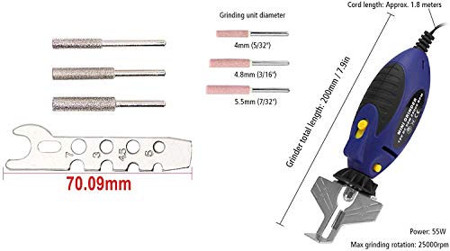 Diy Crafts Drills Attachment Sharpener for Drill Bits Adapter Drill Rotary Tools Accessories Tool Sharpener Other Diy Works, Pack of 1 Pc (Multicolor) 7 41oLpRKfnlL