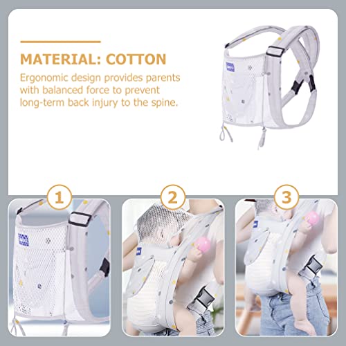 TOYANDONA portador de bebê Transportadora recém- nascida ajustável Saco da transportadora do bebê po