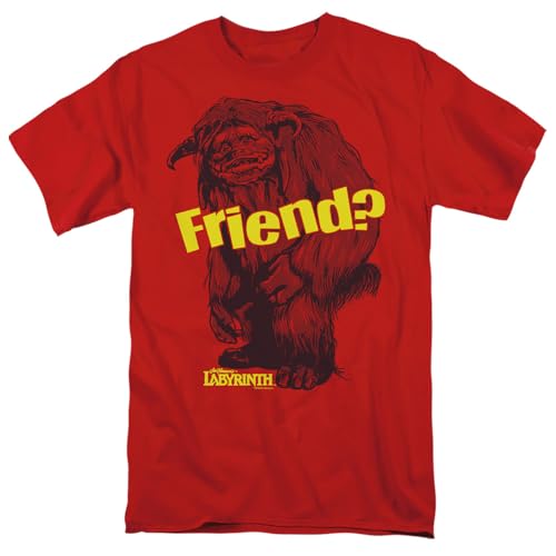 T-shirt Labyrinth Ludo Friend rouge 4XL idéal pour vos soirées cinéma rétro
