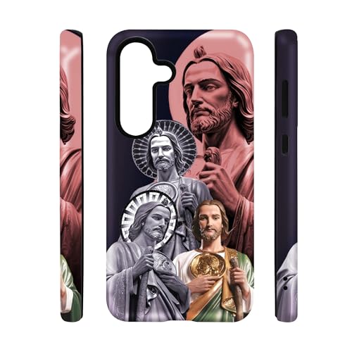 qizjio San Judas Phone Case Shockproof Protective Mexico Guadalupe Phone Case for Samsung Galaxy S25