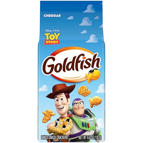 Goldfish Disney Pixar Toy Story Cheddar Cheese Crackers, 6.6 Oz Bag