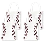 18 Pcs Baseball Party Favors Gift Bags - Baseball Goodie Bags Favors for Kids Adult Team - Baseball Theme Birthday Party decoration bags - Supplies Paper Bag with Handle