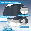 Portable Bathtub For Shower Stall, Large 45.3 inch Foldable Soaking Bathing Tub for Adults, Separate Family Bathroom Japanese SPA Collapsible Tub, Ideal for Hot Bath Ice Bath Drain Specifications