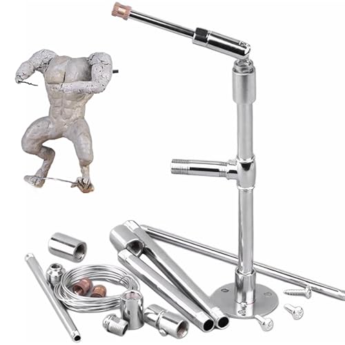 Support de sculpture réglable pour stabiliser un modèle en argile