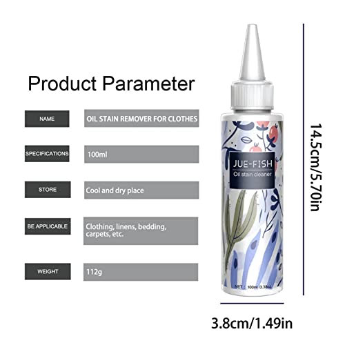 Removedor profissional de manchas de lavanderia 5 peças - Removedor de manchas de roupas fortes de 1