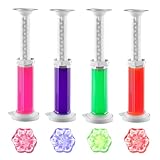 IEBTWN 4 Pezzi 48Pcs Gel Wc, Detergente Bagno, Gel Profumato Ai Fiori Per Rimuovere Gli Odori Del Wc, Fragranza Floreale