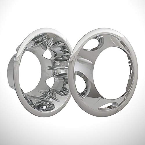 Elite Auto Chrome Matte 17' Wheel Simulators fit for Silverado 3500 HD LT/WT 2011-2021