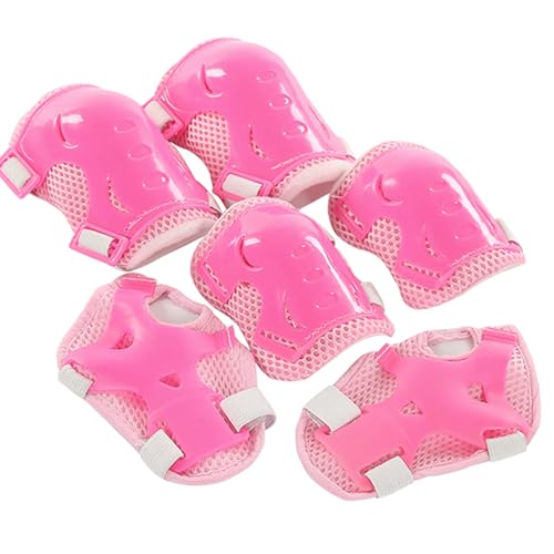 6 PCS Knee Pads for Kids – Protective Gear Set for Skateboarding, Biking, Roller Skating & Outdoor Sports | Adjustable, Breathable & Impact-Resistant | Includes Knee, Elbow Pads & Wrist Guards