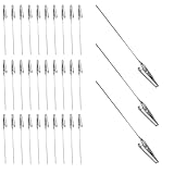 DOITOOL Pinzas de Cocodrilo Metálicas 95 MM 60 Unidades Sujetapinzas para Manualidades Pintura Artesanal y Decoración de Fotos Pósteres y Tarjetas