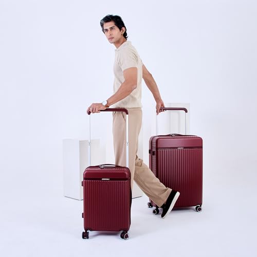 Image of Assembly Hard Trolley Bags Set of 2 | Premium Polycarbonate Cabin 20 & Check-in 28 inches Luggage with Wide Handle & Silent 360 Degree Wheels