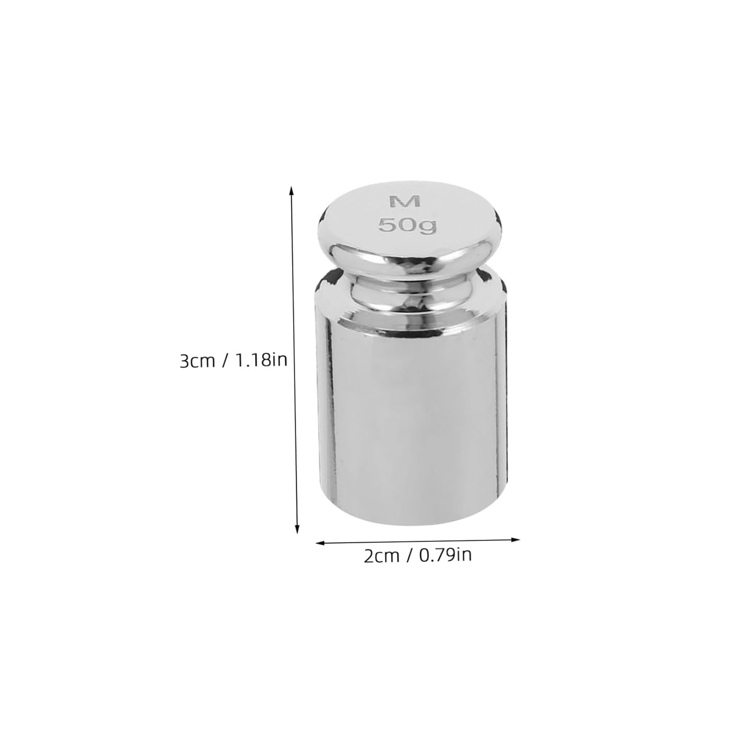 GLEAVI 50g Precision Calibration Weight Scale Weights Calibration Set Lab Scale for Crafts
