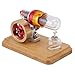 Modello di Motore Stirling Ad Aria Calda, Modello di Generatore di Motore Stirling a Pistone Gratuito con LED, Giocattolo Modello di Motore per Esperimenti Scientifici di Fisica Educativa per Bambini