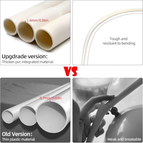Image of Round Arch Balloon Decoration Stand-Shape White Colour With Masking Tape (152 Cm Diameter) Polyvinyl Chloride Pvc,