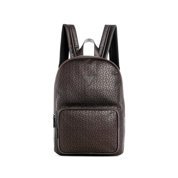 GUESS Mens Warner Backpack, Ground Coffee Brown