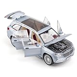1 24 pour Mercedes Maybach GLS600 Alliage Simulation Modèle De Voiture Décoré 22CM Bureau Collection Jouets pour Hommes Et Femmes(Argent) 1 24 pour Mercedes Maybach GLS600 Alliage Simulation Modèle De Voiture Décoré 22CM Bureau Collection Jouets pour Hommes Et Femmes(Argent)