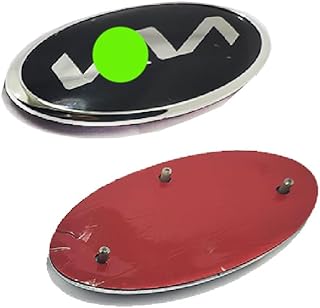 KaberMisr 2020 KaberMisr 3D Car Emblem Sticker Decal Sticker (Snap & Stick Compatible with K?? New, Rio 2013, K3 2014 and Other Models, Size : 13 cm by 6.5 cm, Code :8914)