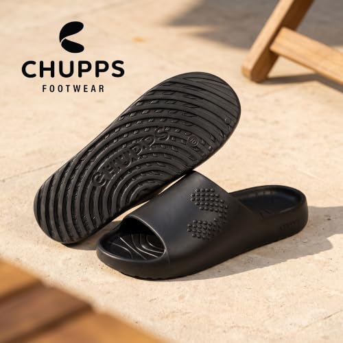Image of CHUPPS Chupster Men's Orthopedic Slippers | Soft Cushioned Footbed | Lightweight Flip Flops | Anti-Skid Sole | Comfortable Daily Wear Chappals
