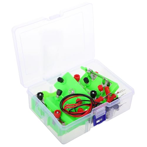 GARIOUANS Kit De Experimentos Científicos De Enseñanza De Física para Kit De Aprendizaje De Electricidad Básica Materiales De Construcción para Experimentos Prácticos De Circuitos El