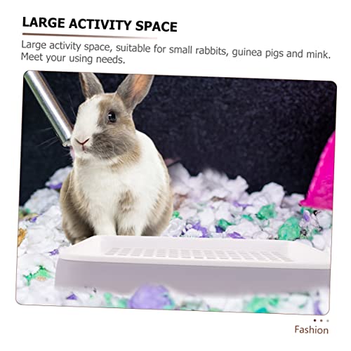 GANAZONO 4 Pcs banheiro de estimação coelho limpo banheiro de gato bicho de estimação caixa de areia