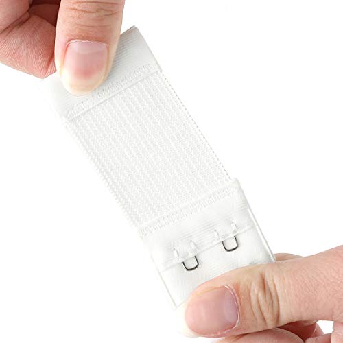 Allegra K Woman Underwear Buckle Bra Strap Extending Hooks White 2 In 1 #TOP29