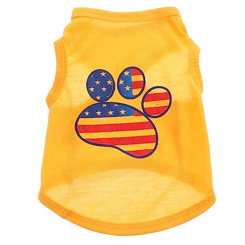 Cooling Vests VANZACK Small Dogs Summer Shirt Soft Breathable Sleeveless Vest Tank Top Adorable Pet Clothes for Puppies Lightweight Comfortable Apparel S