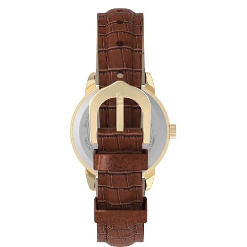 Timex Easy Reader® Brown Leather Strap Watch by Timex - Image 3