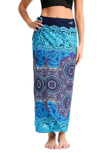 Sarong Wraps for Women,Boho Beach Cover Up Skirt with Tie2