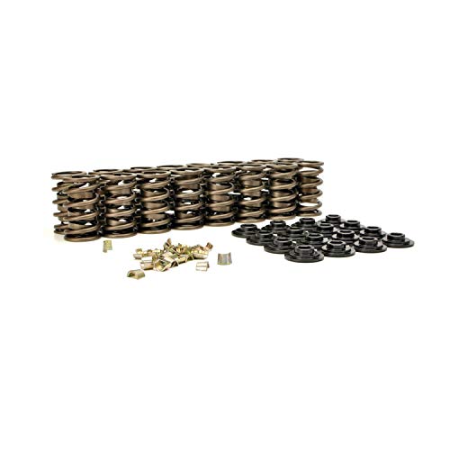 Lunati 73117K1 Dual Valve Spring Kit W/ 1.550" Od Springs; Steel Retainers, 10 Degree 1 Groove Locks #TOP10
