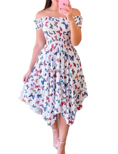 Robe midi plissée à épaules dénudées : coupe fluide et confort taille L