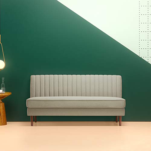 Image of ZINUS Jocelyn Sofa Couch, Armless Design, Easy, Tool-Free Assembly, Beige