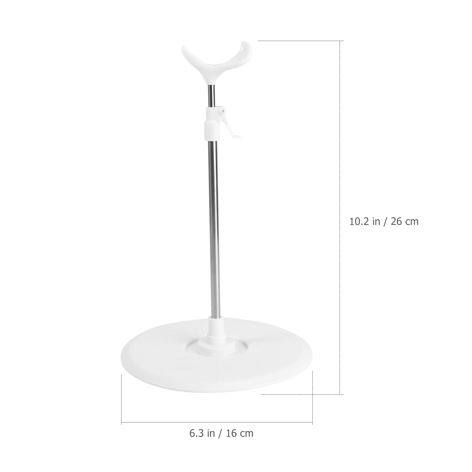 SEWACC 2 Pcs Quality Plastic Doll Display Stand Stand Rack Holder Perfect for Boys and Girls' Game Room Organization