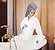 Utopia Towels - 8er-Pack Handtuch-Set mit Aufhängeschlaufe aus 97% Baumwolle, saugfähig und schnell trocknend 2 Badetücher, 2 Handtücher, 4 Waschlappen (Kühl Grau)