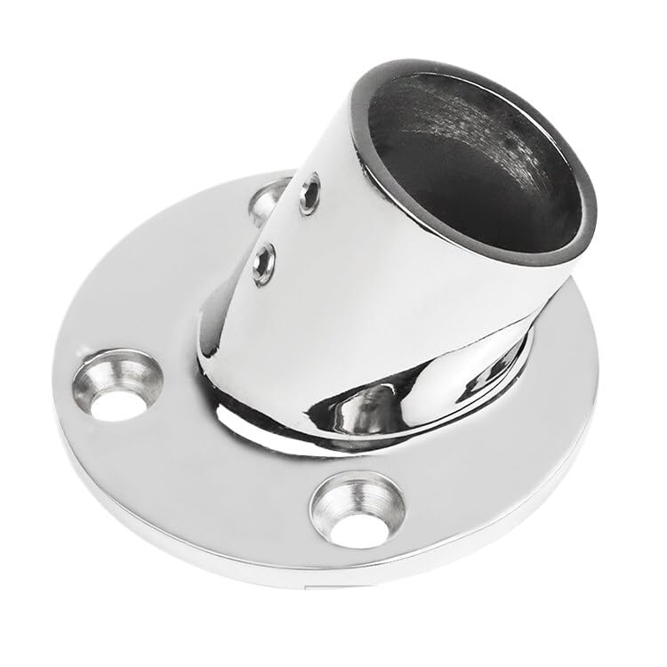 Support tube rond acier inoxydable 316 pour sécuriser le pont de votre yacht