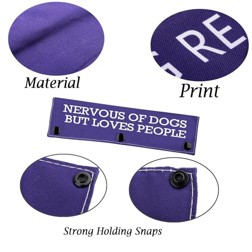 Funny Nervous Dog Leash Sleeve Nervous of Dogs But Loves People Leash Wrap Friendly Dog Gift (But Loves People) - Image 4